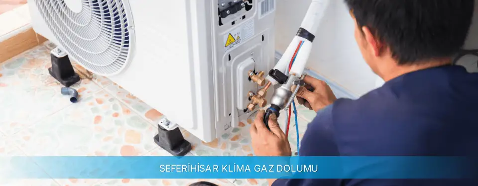 Seferihisar İlçemi Midea Klima Gaz Dolumu